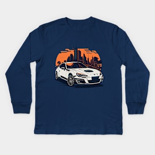 Subaru Impreza brz sti Classic Car Kids Long Sleeve T-Shirt